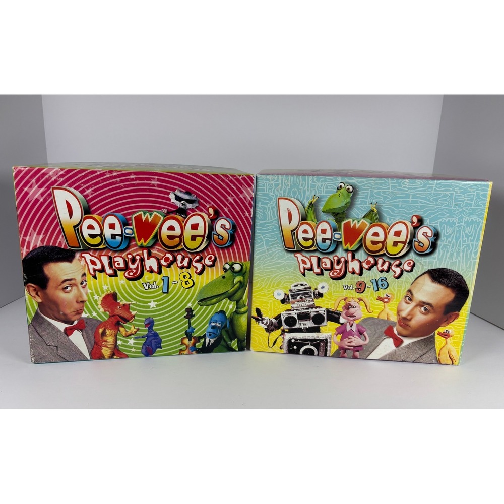 Pee-wee's Playhouse VHS Box Set Vol 1-16 MGM/UA 2 Box Sets 1996 Missing Vol 13